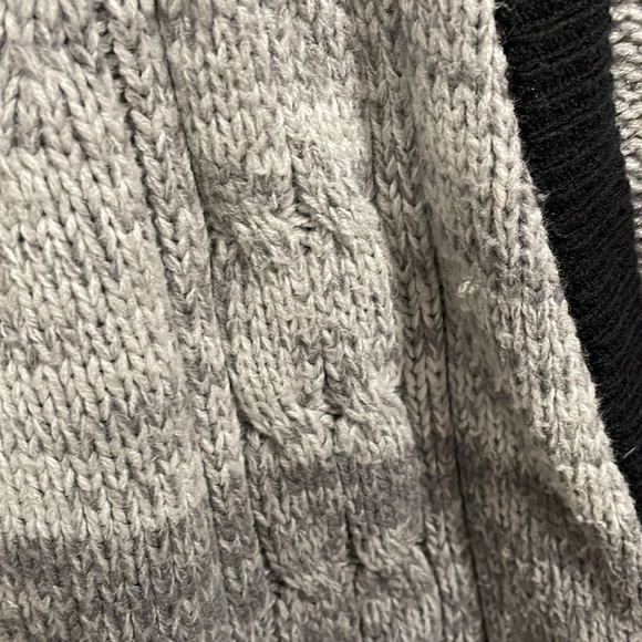 Vintage Cardigan Black/Gray Sz S - Picture 5 of 6